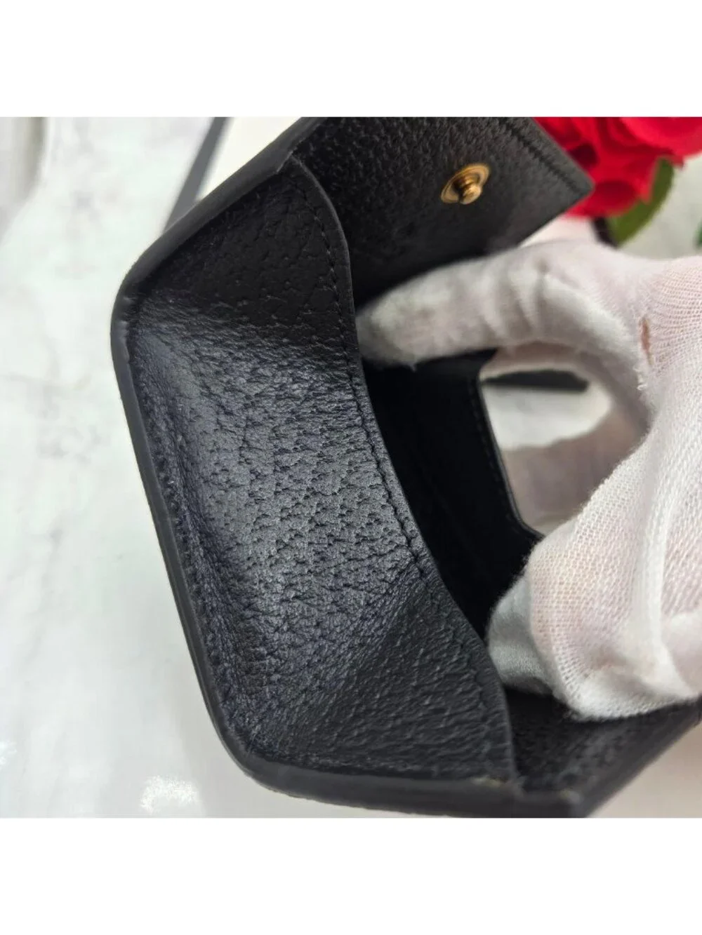 Gucci GG Marmont Coin Purse Black